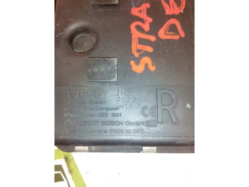 Recambio de modulo electronico para iveco trucks stralis ad 260s43 referencia OEM IAM 41221001 SW19.3 F005V00110