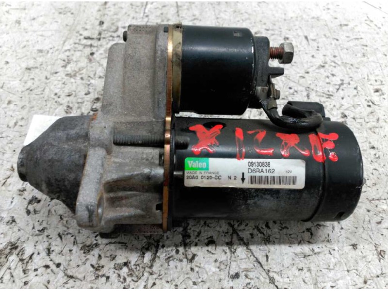 Recambio de motor arranque para opel agila básico referencia OEM IAM 09130838 VALEO 10 D