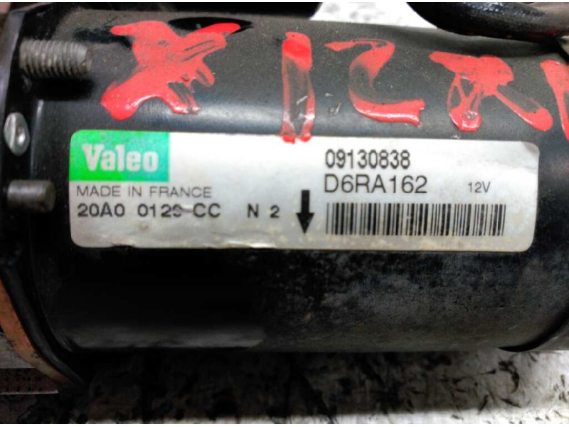 Recambio de motor arranque para opel agila básico referencia OEM IAM 09130838 VALEO 10 D