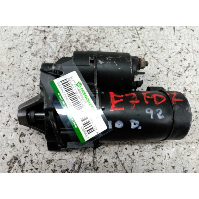 Recambio de motor arranque para renault 19 hatchback (b/c53) gtx kat referencia OEM IAM D6RA61 0986016400 VALEO
