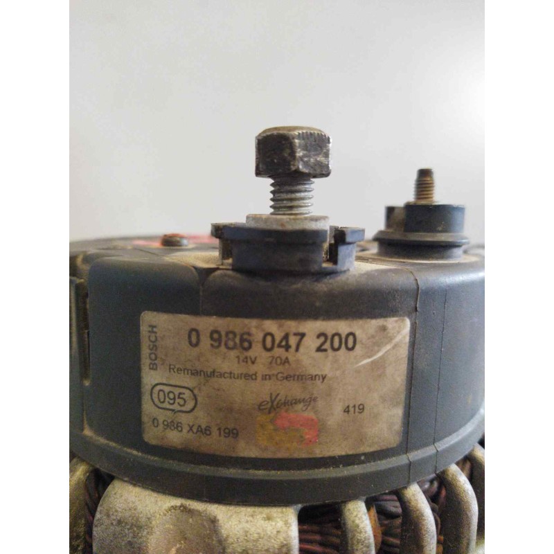 Recambio de alternador para nissan cabstar e cabina simple cabina individual referencia OEM IAM 0986047200 14/70A/BOSCH 