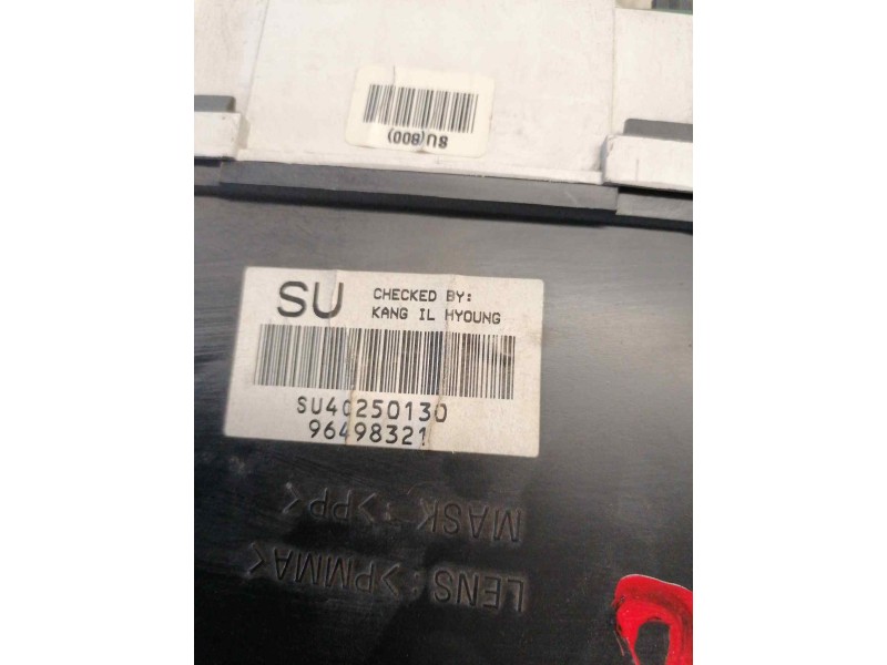 Recambio de cuadro instrumentos para daewoo tacuma se referencia OEM IAM 96498321  