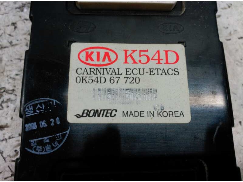 Recambio de modulo electronico para kia carnival ii 2.9 cdri ex referencia OEM IAM OK54D67720  