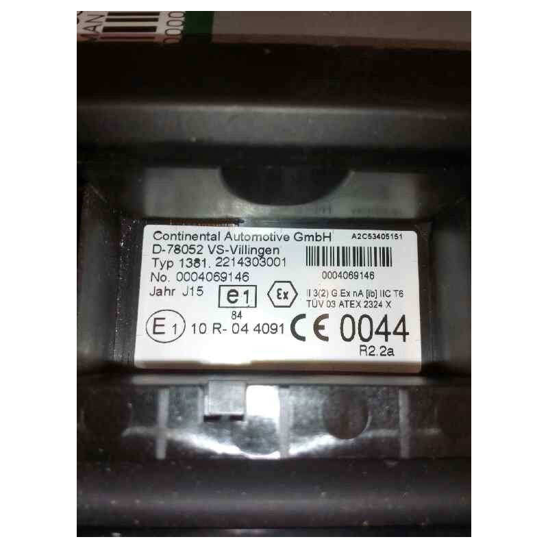 Recambio de tacografo para man tg - a 18.xxx fg / bb   (e3/e4) l referencia OEM IAM 13812214303001 0004069146 