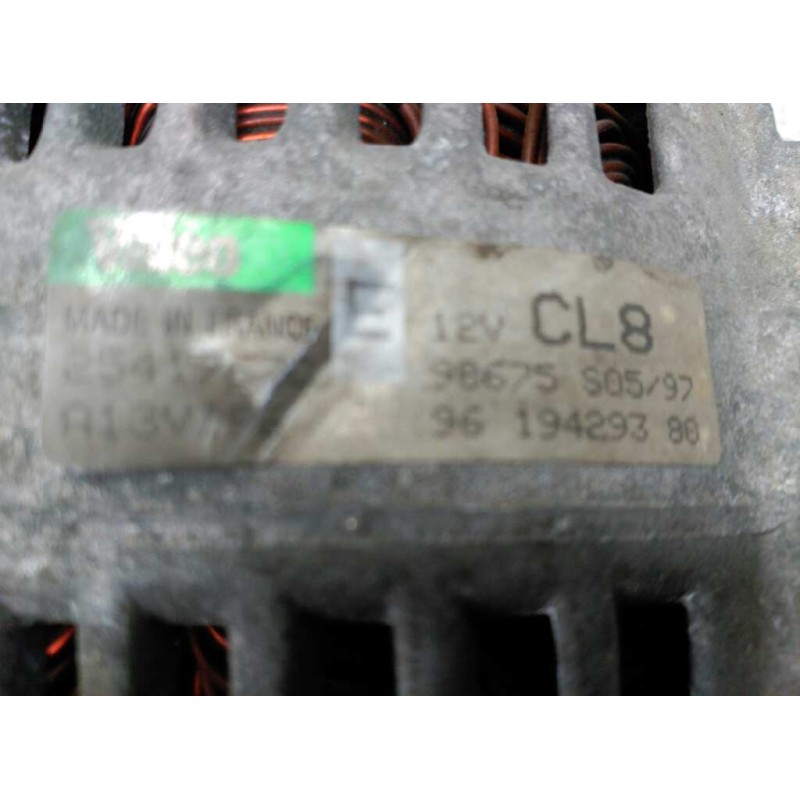 Recambio de alternador para citroën xsara berlina 1.6 16v tonic referencia OEM IAM 25417620 98675S0597 VALEO