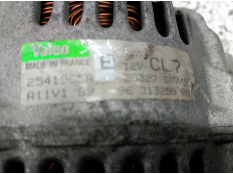 Recambio de alternador para citroën saxo 1.1 image referencia OEM IAM 2541965A 20327S0799 9631325080 VALEO