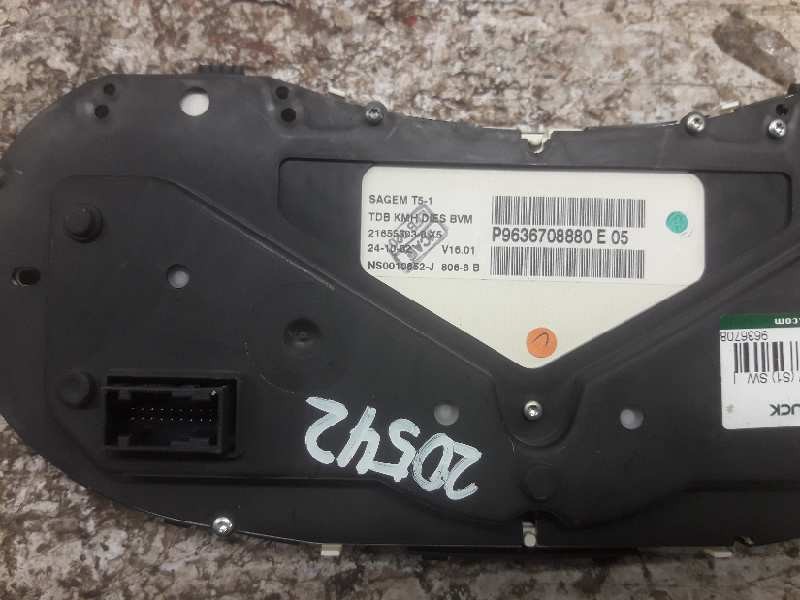 Recambio de cuadro instrumentos para peugeot 307 break / sw (s1) sw referencia OEM IAM 9636708880E 216553038X5 NS0010852J