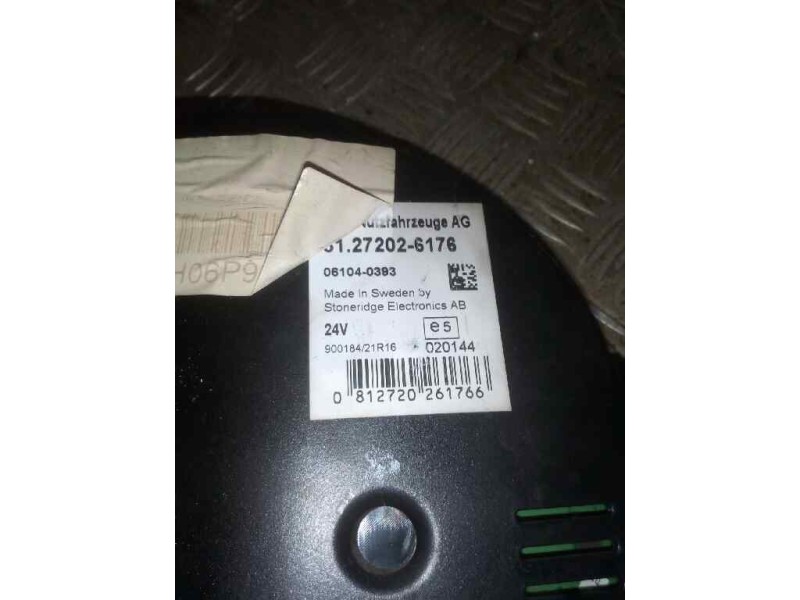 Recambio de cuadro instrumentos para man tg - a 18.xxx 10.5 diesel referencia OEM IAM 81272026176  