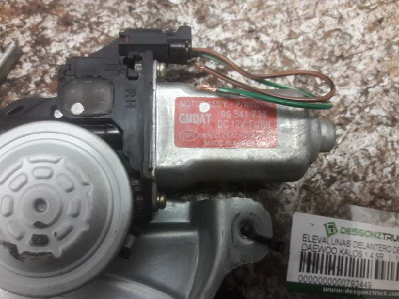 Recambio de elevalunas delantero derecho para daewoo kalos 1.4 sr referencia OEM IAM 96541738  