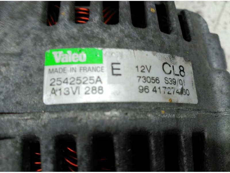 Recambio de alternador para citroën saxo 1.4 plaisir referencia OEM IAM 9641727430 2542525A 