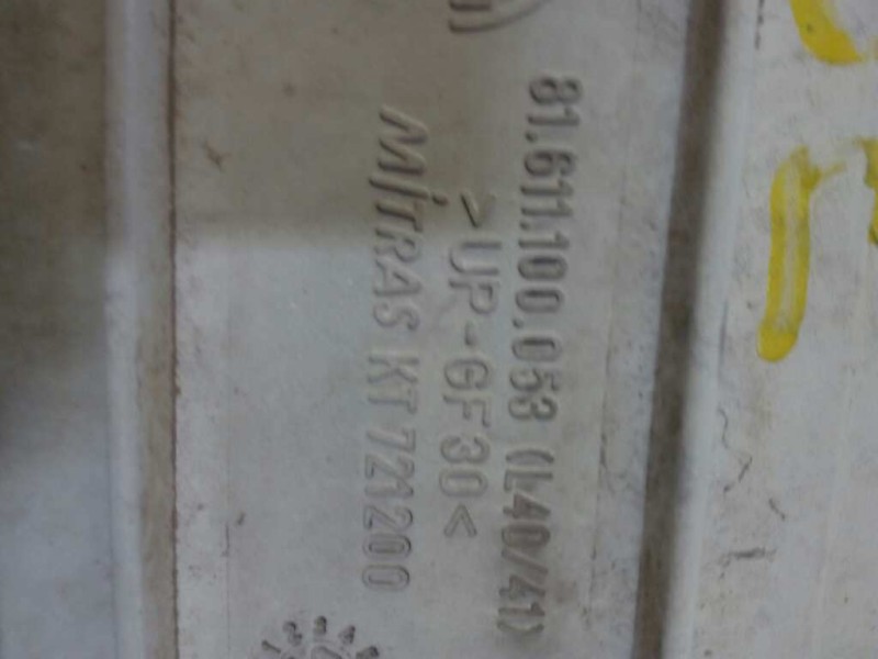 Recambio de calandra para man tg - a 18.xxx fki / bb (e3/e4) l referencia OEM IAM 8161110053  