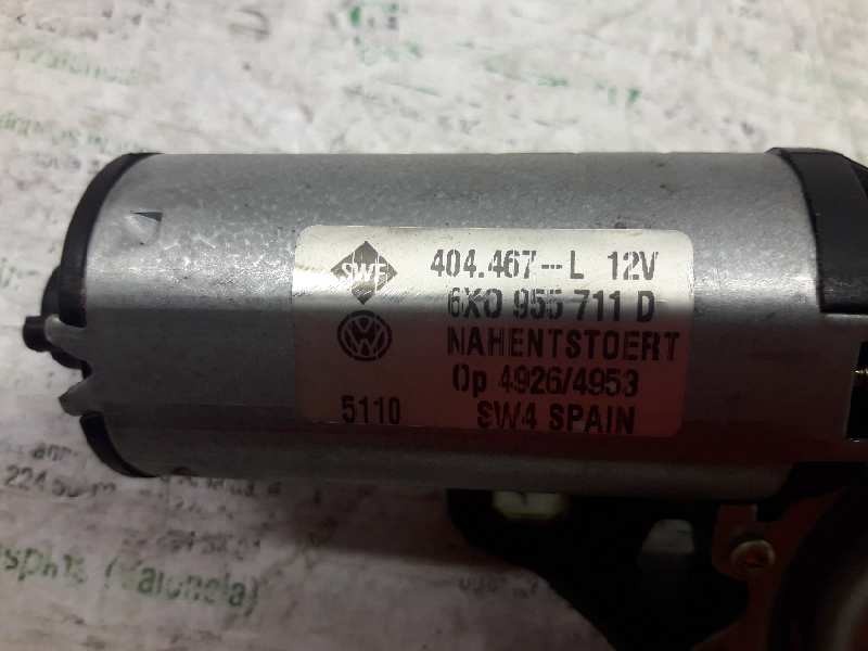 Recambio de motor limpia trasero para volkswagen polo berlina (6n2) trendline referencia OEM IAM 6X0955711D  