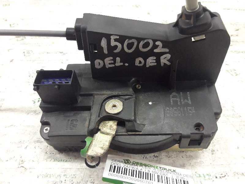 Recambio de cerradura puerta delantera derecha para opel zafira a 1.8 16v cat referencia OEM IAM 90561154  