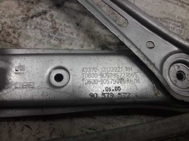 Recambio de elevalunas delantero derecho para opel zafira a blue line referencia OEM IAM 0130821769  