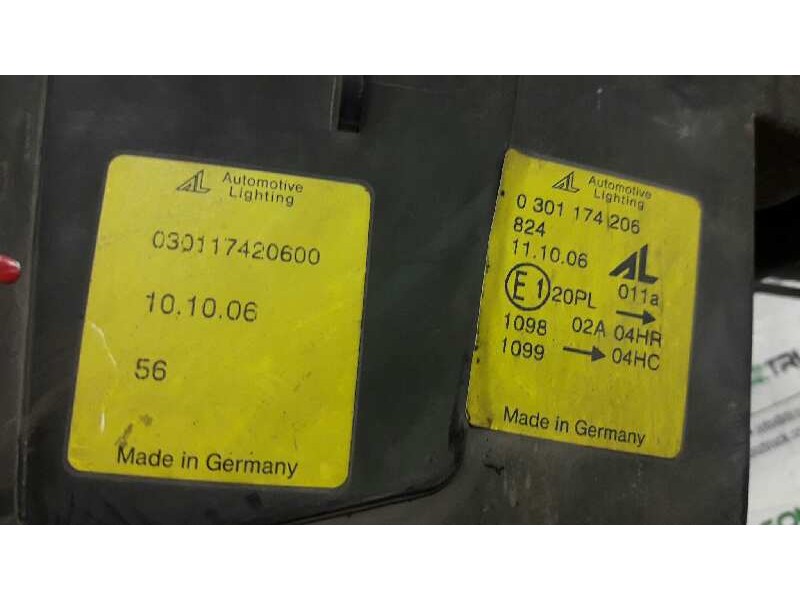 Recambio de faro derecho para ford mondeo berlina (ge) ambiente referencia OEM IAM 0301174206  