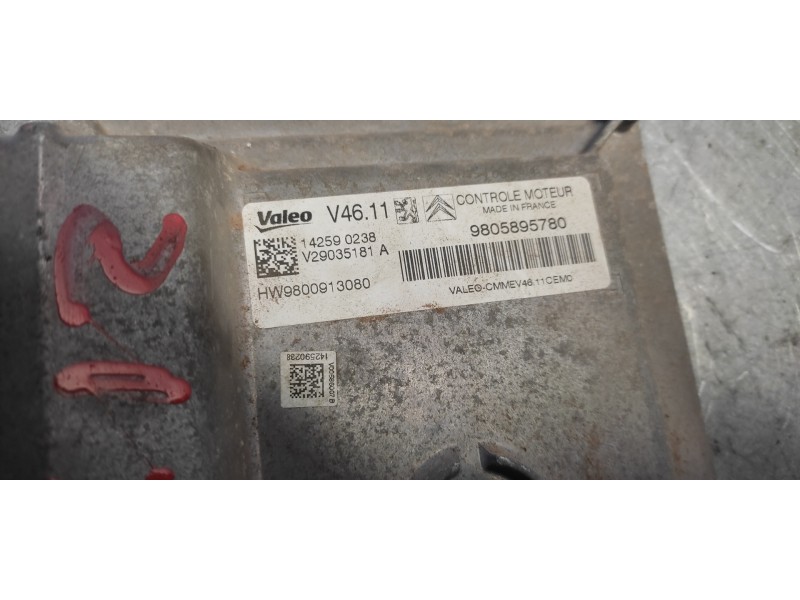 Recambio de centralita motor uce para citroën c3 attraction referencia OEM IAM 9805895780 9800913080 