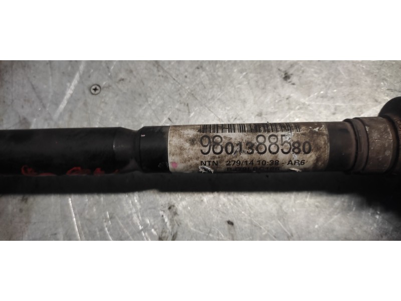 Recambio de transmision delantera izquierda para citroën c3 attraction referencia OEM IAM 9801388580  