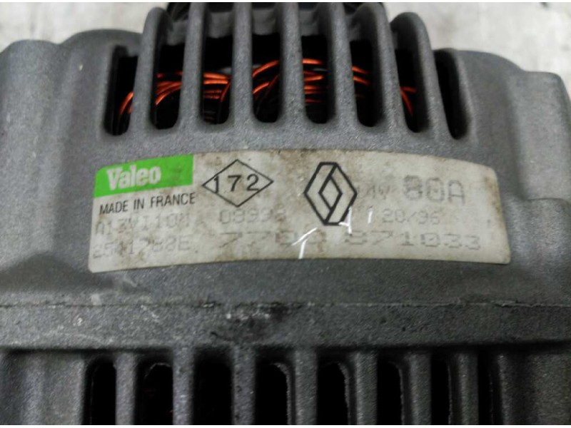 Recambio de alternador para renault megane i classic (la0) 1.4e rn referencia OEM IAM 7700871033  