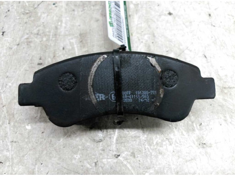 Recambio de pastillas de freno delanteras para peugeot partner (s2) totem referencia OEM IAM   