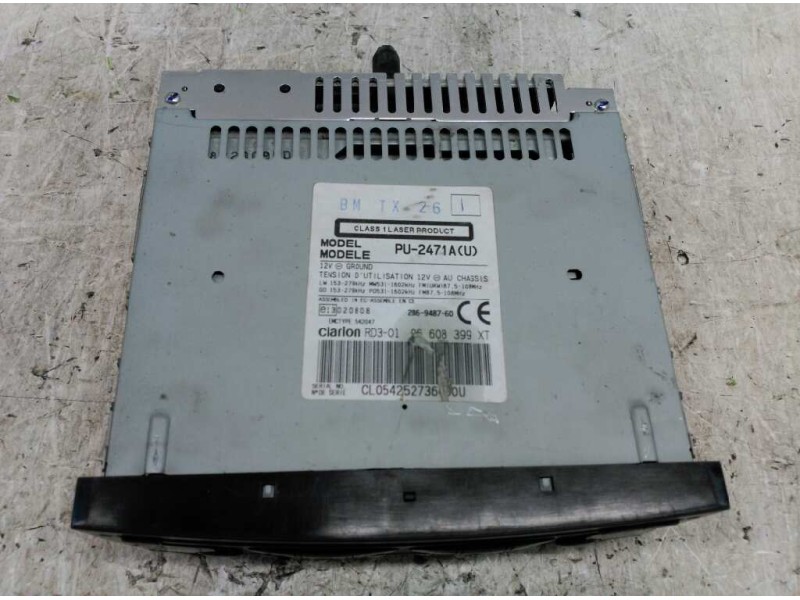 Recambio de sistema audio / radio cd para peugeot partner (s2) totem referencia OEM IAM   