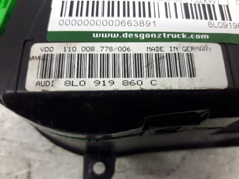 Recambio de cuadro instrumentos para audi a3 (8l) 1.8 t ambiente (132kw) referencia OEM IAM 8L0919860C  