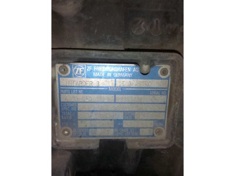 Recambio de caja cambios para iveco stralis (as) fg /fp  4x2 gran espacio referencia OEM IAM 12AS2331TD 1353041023 41289449