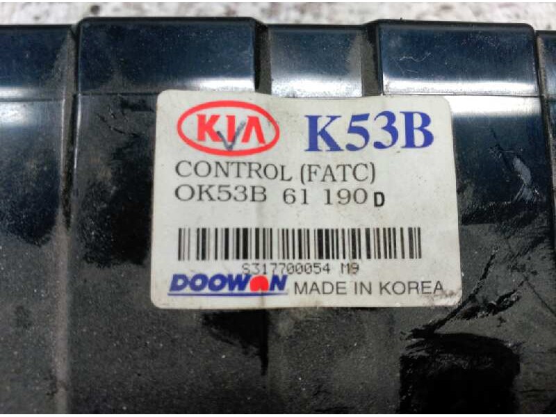 Recambio de mando climatizador para kia carnival ii 2.9 cdri ex referencia OEM IAM 0K53B61190  