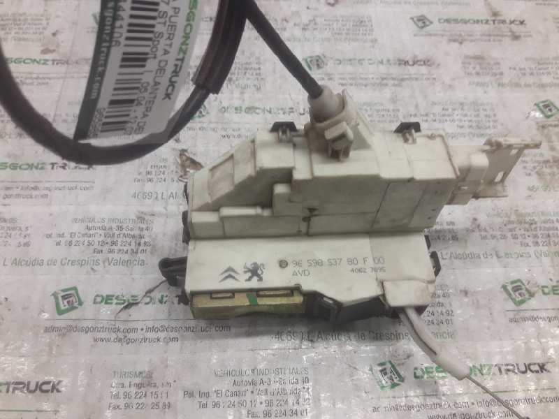 Recambio de cerradura puerta delantera derecha para peugeot 407 st sport referencia OEM IAM 9659853780 6 PINS 
