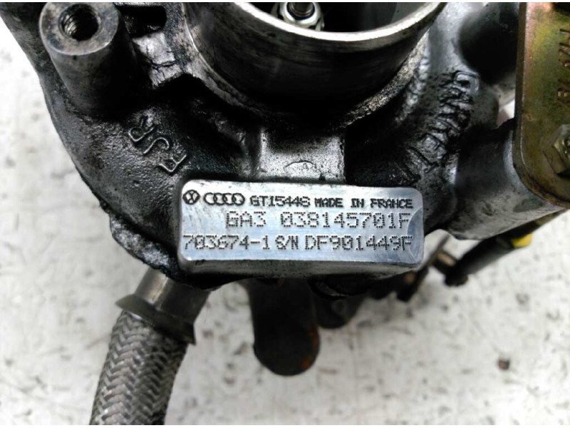 Recambio de turbocompresor para seat cordoba berlina (6k2) glx referencia OEM IAM 038145701F  