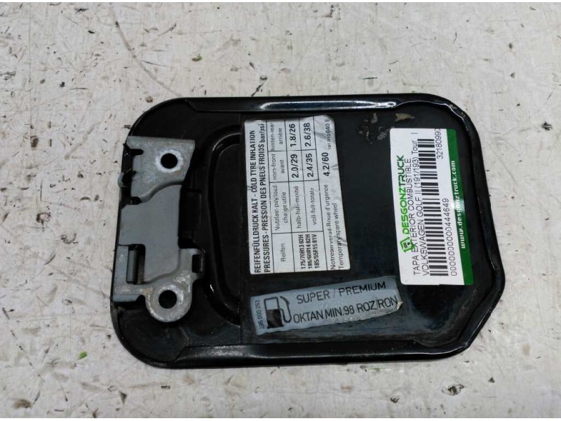Recambio de tapa exterior combustible para volkswagen golf ii (191/193) tour referencia OEM IAM 321809905  