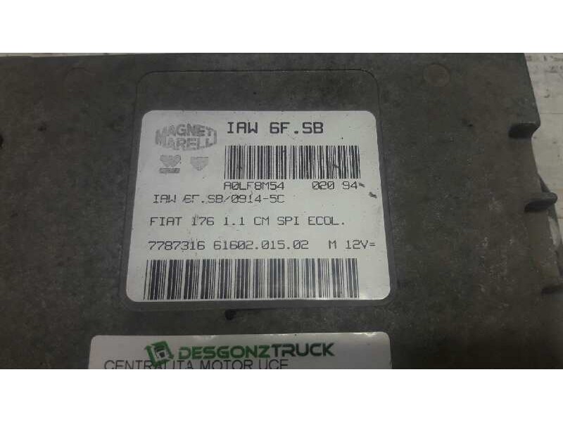 Recambio de centralita motor uce para fiat punto berl. (176) 55 s referencia OEM IAM 7787316 6160201502 