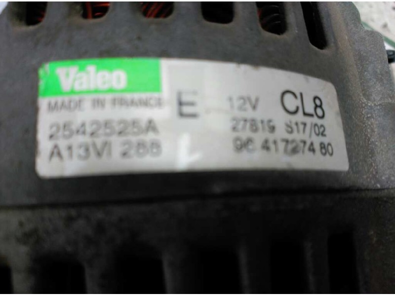 Recambio de alternador para citroën saxo 1.1 referencia OEM IAM 2542525A VALEO 