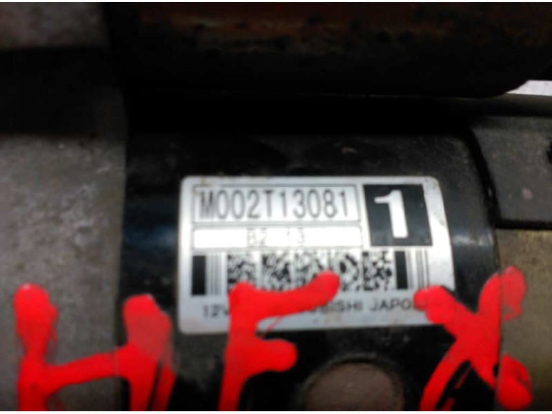 Recambio de motor arranque para peugeot 206 berlina look referencia OEM IAM M002T13081 9 DIENTES 