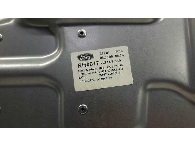 Recambio de elevalunas delantero derecho para ford focus c-max (cap) sport referencia OEM IAM 3M51R045H16  