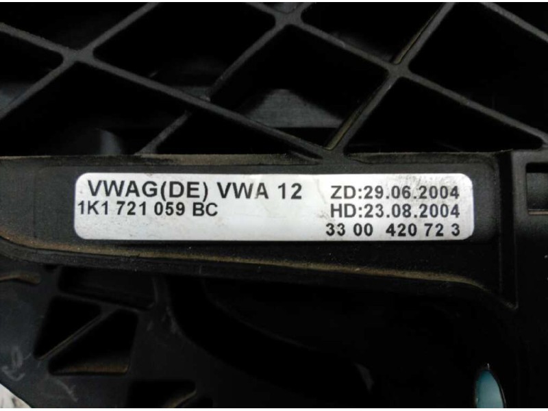 Recambio de pedal embrague para volkswagen golf v berlina (1k1) sportline referencia OEM IAM 1K1721059BC  
