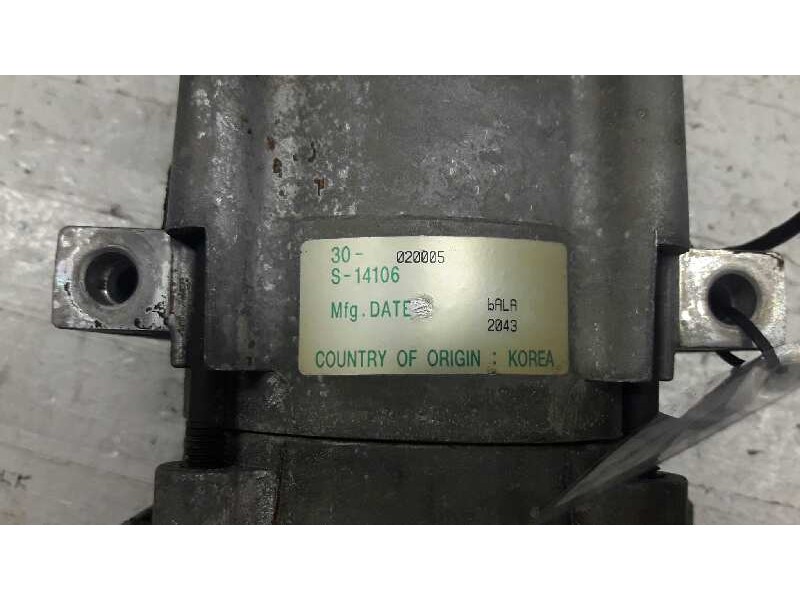 Recambio de compresor aire acondicionado para mitsubishi galloper (hyundai) 2.5 turbodiesel referencia OEM IAM 020005  