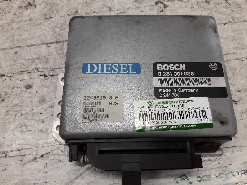 Recambio de centralita motor uce para bmw serie 3 berlina (e30) 324td referencia OEM IAM 0281001088  