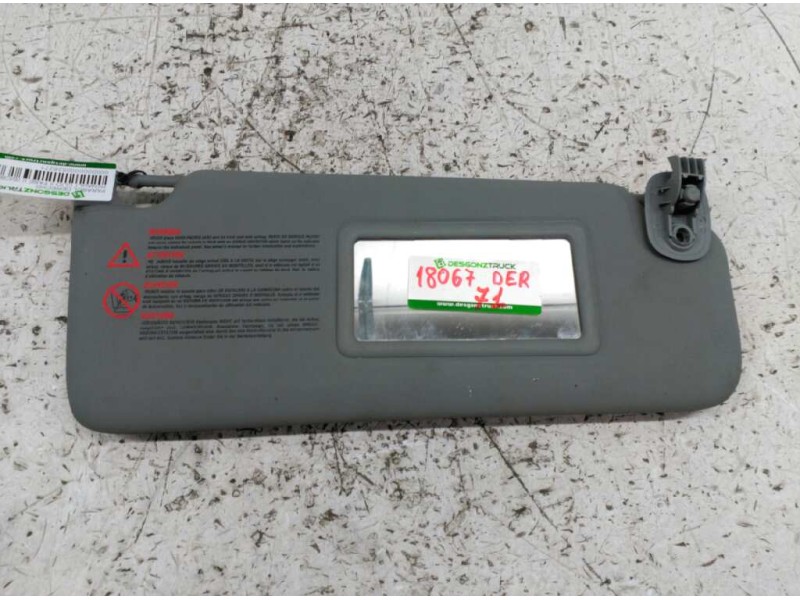 Recambio de parasol derecho para renault clio ii fase ii (b/cb0) authentique referencia OEM IAM   