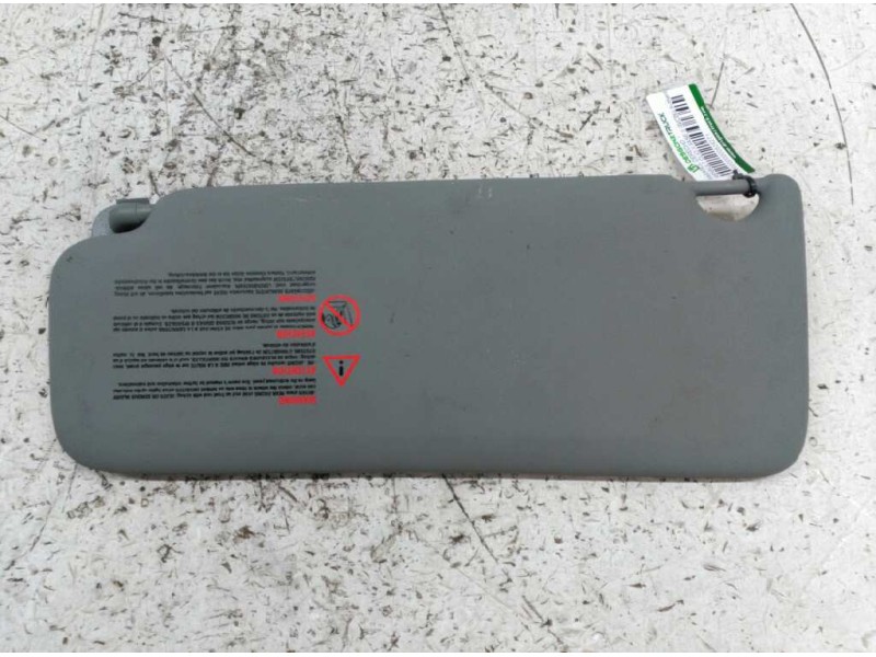 Recambio de parasol derecho para renault clio ii fase ii (b/cb0) authentique referencia OEM IAM   