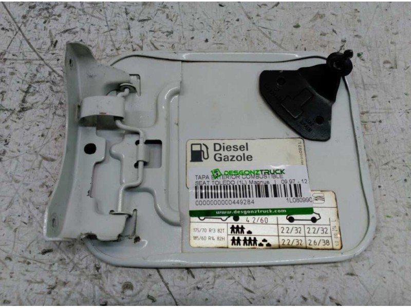Recambio de tapa exterior combustible para seat toledo (1l) magnus referencia OEM IAM 1L0809905  