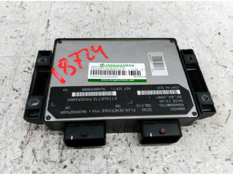 Recambio de centralita motor uce para peugeot 206 berlina xt referencia OEM IAM 9639587680  