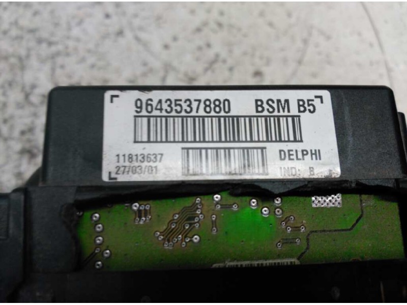 Recambio de caja reles / fusibles para peugeot 307 (s1) 2.0 hdi cat referencia OEM IAM 9643537880 BSM 