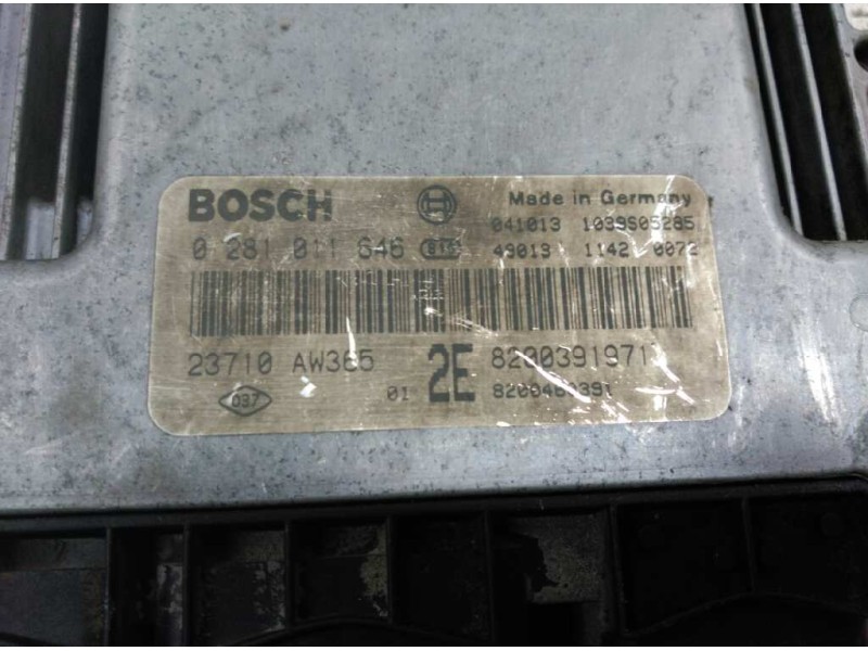 Recambio de centralita motor uce para nissan primera berlina (p12) acenta referencia OEM IAM 8200391971 0281011646 