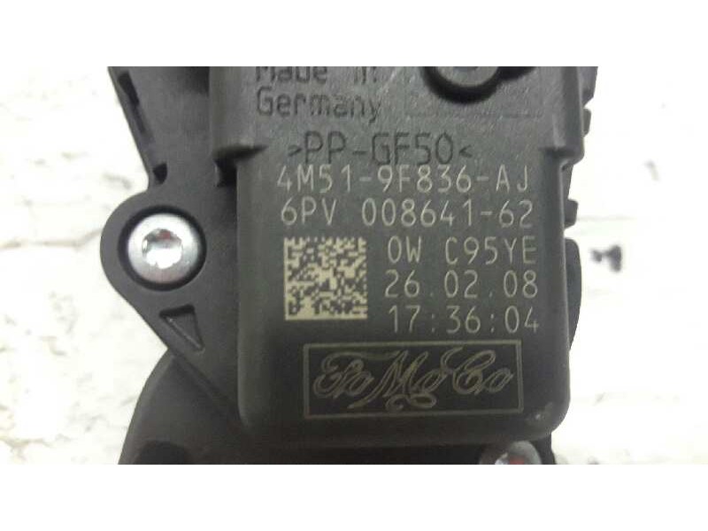 Recambio de potenciometro pedal para ford focus lim. (cb4) titanium referencia OEM IAM 4M519F836AJ  