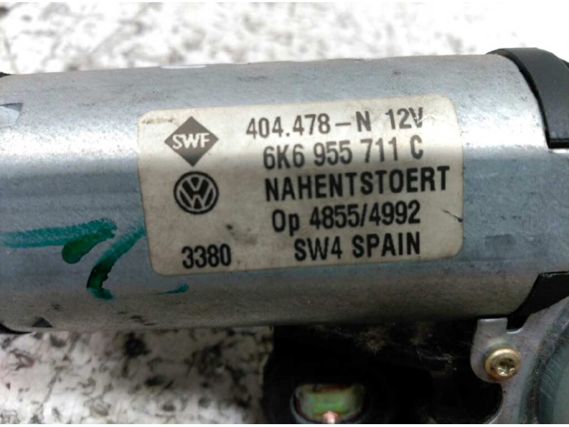 Recambio de motor limpia trasero para seat ibiza (6l1) hit referencia OEM IAM 6K6955711C PORTON 