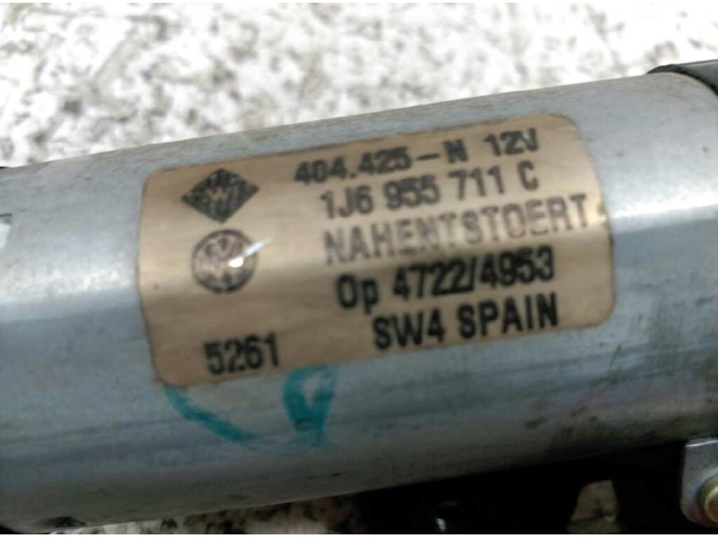 Recambio de motor limpia trasero para seat leon (1m1) signo referencia OEM IAM 1J6955711C  