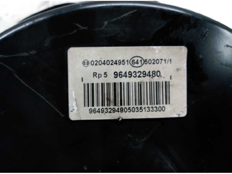 Recambio de servofreno para citroën c2 empresa referencia OEM IAM 9649329480  