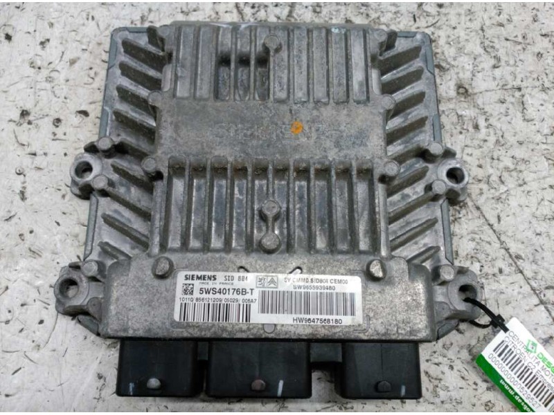 Recambio de centralita motor uce para citroën c2 empresa referencia OEM IAM SW9655939480  