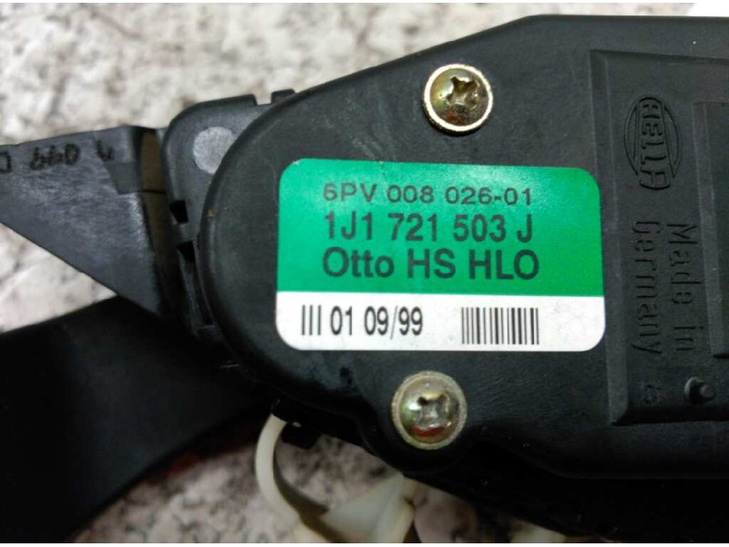 Recambio de potenciometro pedal para audi tt (8n3/8n9) 1.8 t coupe (132kw) referencia OEM IAM 1J1721503J  