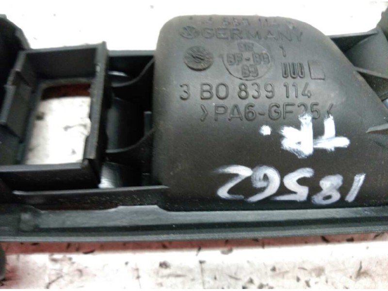 Recambio de maneta interior trasera derecha para volkswagen passat berlina (3b3) v6 tdi executive referencia OEM IAM 1J4839113G 